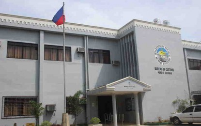 <p>The Bureau of Customs district office in Tacloban City. (PNA Tacloban file photo)</p>